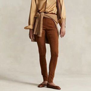 Ralph Lauren Purple Label Lamb Suede Pants women Vintage 4